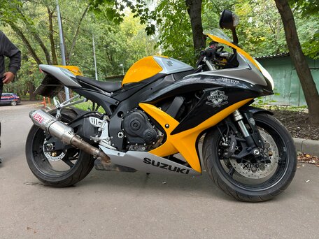 2008 Suzuki GSX-R 600, жёлтый, 580000 рублей, вид 1