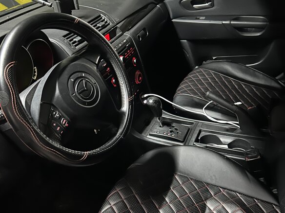 2006 Mazda 3 I (BK) Рестайлинг, чёрный, 400000 рублей - вид 12