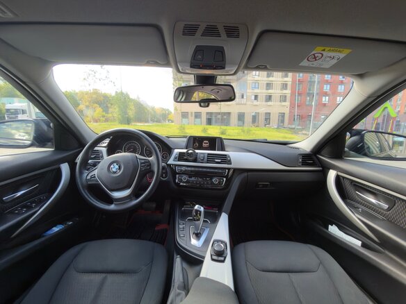 2015 BMW 3 серии 318i VI (F3x) Рестайлинг, чёрный, 1900000 рублей - вид 7