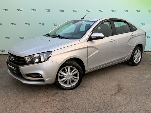 2017 Lada (ВАЗ) Vesta I, серебристый, 945000 рублей - вид 2