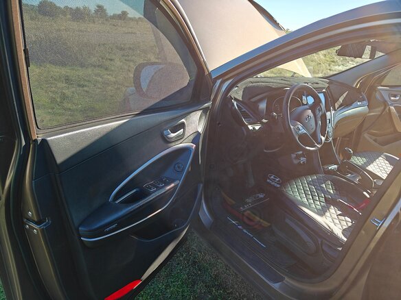 2012 Hyundai Santa Fe III, золотистый, 1600000 рублей - вид 13