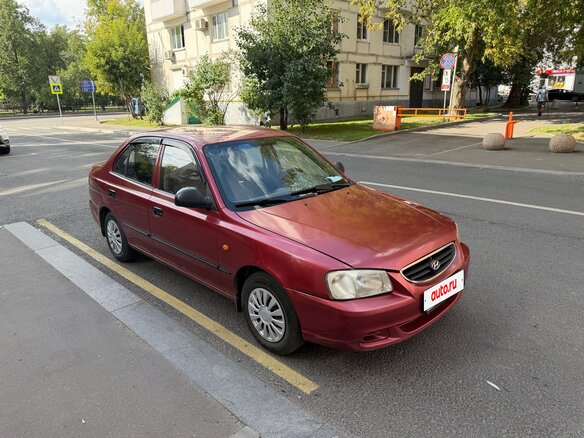 2006 Hyundai Accent ТагАЗ II, красный