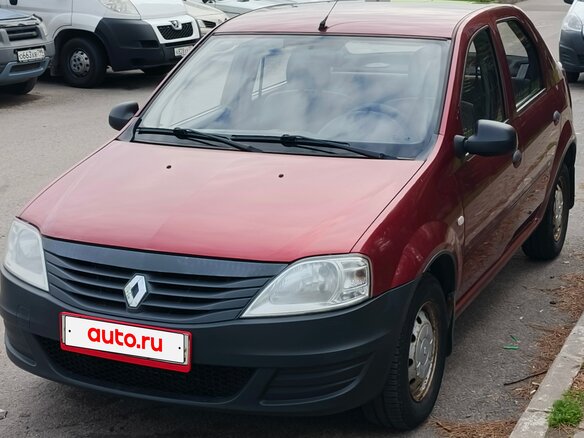 2010 Renault Logan I Рестайлинг, красный, 475000 рублей