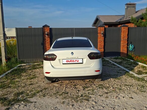 2014 Renault Fluence I Рестайлинг, белый - вид 3