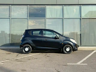 2012 Chevrolet Spark III, чёрный, 499000 рублей, вид 3