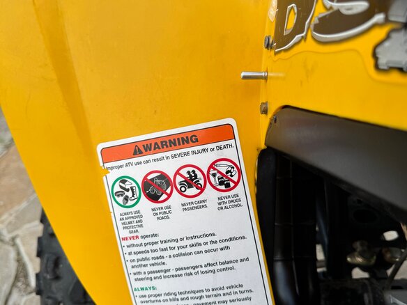 2008 BRP Can-Am DS 250, жёлтый, 329990 рублей - вид 14