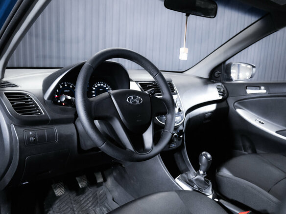 2013 Hyundai Solaris I, синий - вид 11