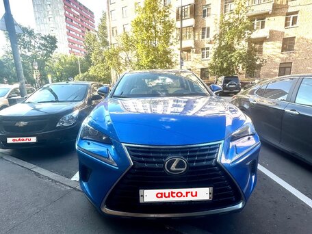 2019 Lexus NX 200 I Рестайлинг, синий, 3690000 рублей, вид 2