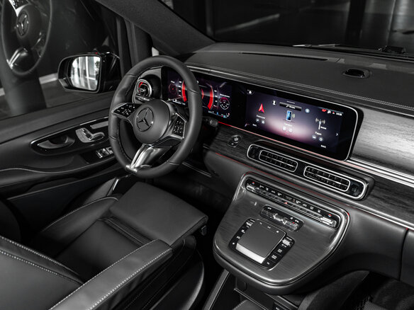 2026 Mercedes-Benz V-Класс 300 d экстра длинный III (W447) Рестайлинг 2, чёрный - вид 16