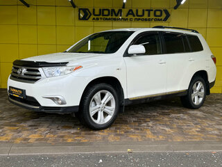 2013 Toyota Highlander II (XU40) Рестайлинг, белый, 1699000 рублей, вид 1
