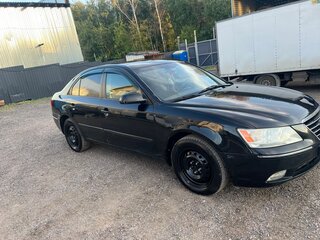2009 Hyundai Sonata V (NF) Рестайлинг, чёрный, 390000 рублей, вид 2