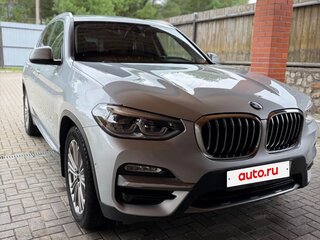 2018 BMW X3 20i xDrive III (G01), серебристый, 3500000 рублей, вид 3