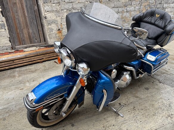 1997 Harley-Davidson Electra Glide, синий - вид 18