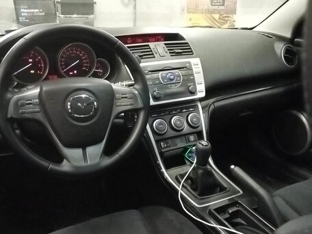 2008 Mazda 6 II (GH), чёрный, 630000 рублей, вид 5