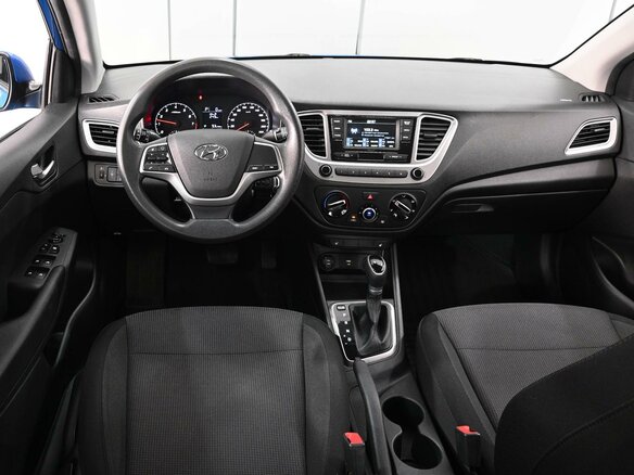 2020 Hyundai Solaris II Рестайлинг, синий, 1659000 рублей - вид 5