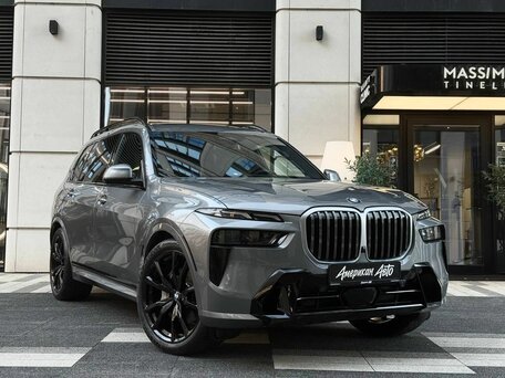 2022 BMW X7 40i I (G07) Рестайлинг, серый, 12990000 рублей, вид 4