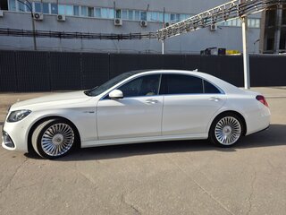 2018 Mercedes-Benz S-Класс 450 Long VI (W222, C217) Рестайлинг, белый, 5790000 рублей, вид 3