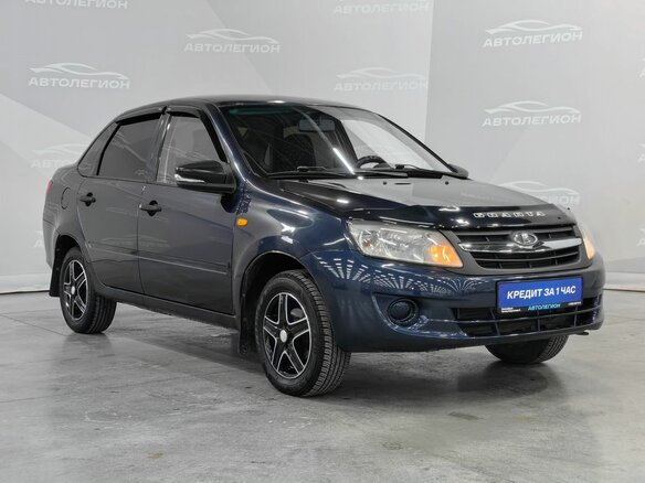 2012 Lada (ВАЗ) Granta I, синий, 450000 рублей - вид 6