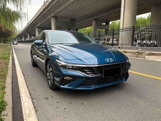 2023 Hyundai Elantra VII (CN7) Рестайлинг, синий, 1460000 рублей, вид 3