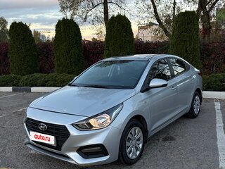 2018 Hyundai Solaris II, серебристый, 1100000 рублей, вид 1