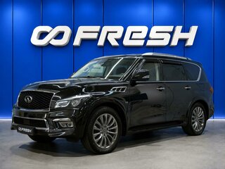 2016 Infiniti QX80 I Рестайлинг, чёрный, 3580000 рублей, вид 1