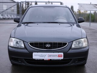 2009 Hyundai Accent ТагАЗ II, серый, 403168 рублей, вид 2