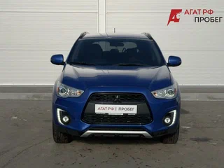 2014 Mitsubishi ASX I Рестайлинг, синий, 1400000 рублей, вид 2