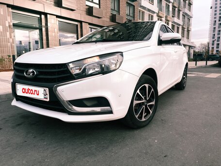2020 Lada (ВАЗ) Vesta I, белый, 925000 рублей, вид 1