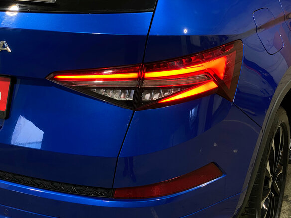 2022 Skoda Kodiaq I Рестайлинг, синий, 3949000 рублей - вид 7