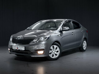 2017 Kia Rio III Рестайлинг, серый, 1370000 рублей, вид 3
