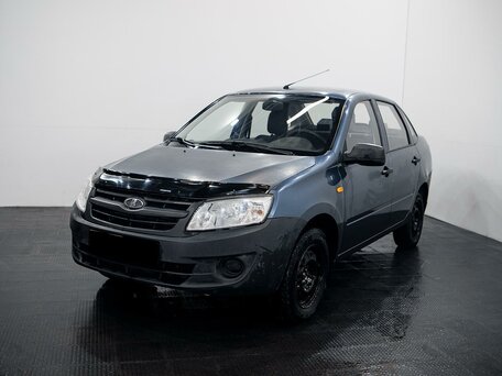 2013 Lada (ВАЗ) Granta I, синий, 395000 рублей, вид 2