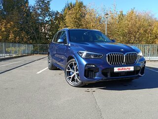 2020 BMW X5 30d IV (G05/G18), синий, 6800000 рублей, вид 4