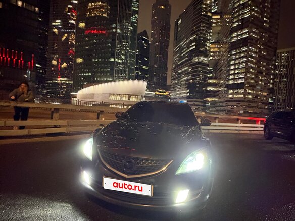2008 Mazda 6 II (GH), чёрный, 700000 рублей - вид 1