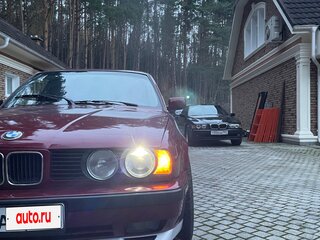 1992 BMW 5 серии 525i III (E34), красный, 870000 рублей, вид 4