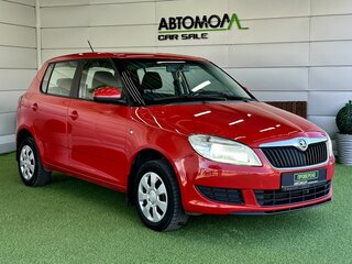2013 Skoda Fabia II Рестайлинг, красный, 499000 рублей, вид 3