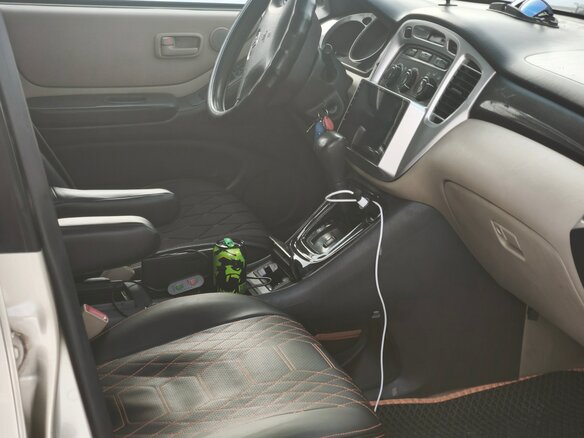 2001 Toyota Highlander I (XU20), золотистый, 1050000 рублей - вид 15