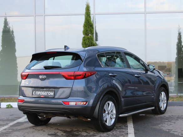 2017 Kia Sportage IV, синий, 1930000 рублей - вид 3