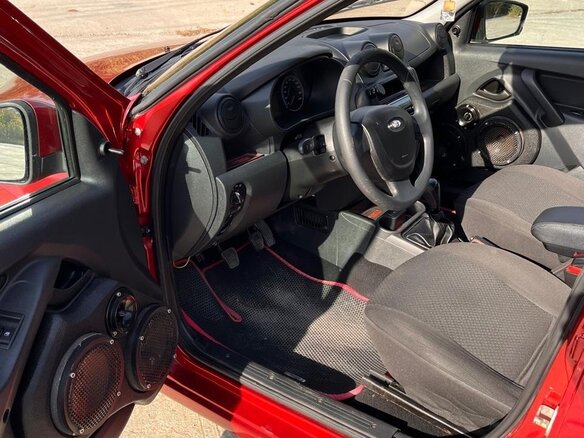2016 Lada (ВАЗ) Granta I, красный, 435000 рублей - вид 6