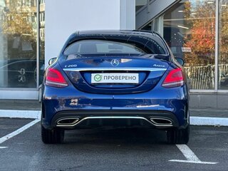 2018 Mercedes-Benz C-Класс 200 IV (W205) Рестайлинг, синий, 2950000 рублей, вид 5