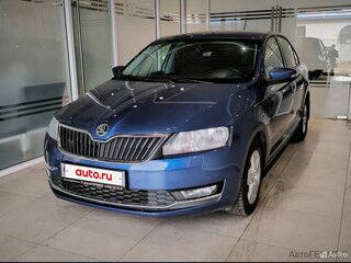 2018 Skoda Rapid I Рестайлинг, синий, 1050000 рублей, вид 1