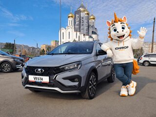 2026 Lada (ВАЗ) Vesta SW Cross I Рестайлинг (NG), серый, 2301900 рублей, вид 1