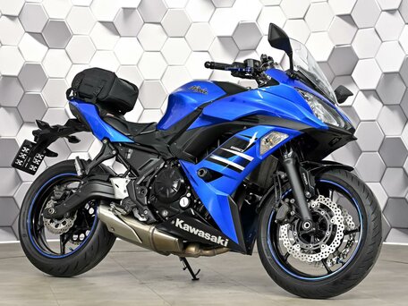 2019 Kawasaki Ninja 650, синий, 655000 рублей, вид 1