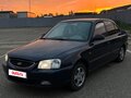 2008 Hyundai Accent ТагАЗ II, синий, 430000 рублей