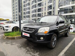 2008 Kia Sportage II Рестайлинг, чёрный, 780000 рублей, вид 3