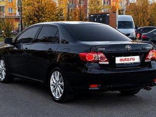 2012 Toyota Corolla X (E140, E150) Рестайлинг, чёрный, 1470000 рублей, вид 4