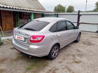 2014 Lada (ВАЗ) Granta I, серебристый, 450000 рублей, вид 4