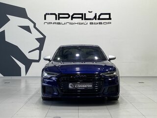 2018 Audi A6 55 TFSI V (C8), синий, 4499900 рублей, вид 2