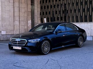 2021 Mercedes-Benz S-Класс 450 Long 4MATIC VII (W223), чёрный, 10200000 рублей, вид 2