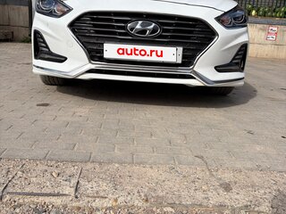 2019 Hyundai Sonata VII (LF) Рестайлинг, белый, 1700000 рублей, вид 3