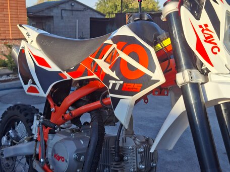 2022 Kayo Basic TT125, оранжевый, 70000 рублей, вид 2
